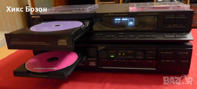 Прекрасен СИ-ДИ плейър Philips CD472 + Tesla MC 902 CD player с   Аудиофилски  мод  DAC TDA 1541 , снимка 5 - Други - 49558408