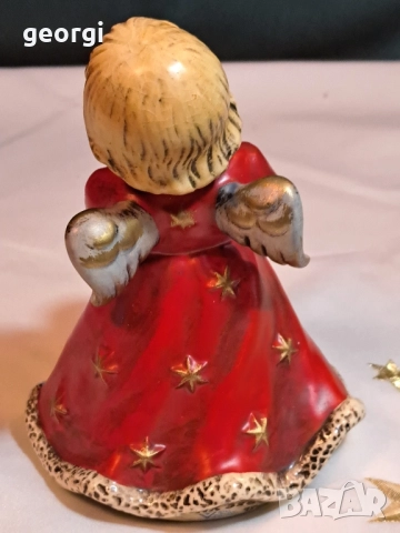 немски порцеланов свещник ангелче Goebel , снимка 3 - Декорация за дома - 52294135