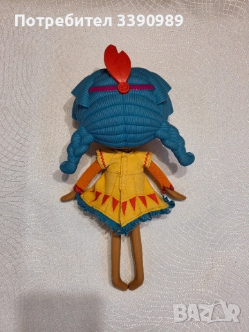 Голяма кукла Лалалупси Индианка Lalaloopsy 25лв., снимка 3 - Кукли - 52183409