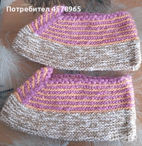 Продавам ръчно плетени терлици, снимка 3 - Други - 52071095