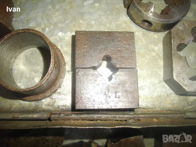 КУТИЯ СТАРО КАЧЕСТВО РЕЗБОНАРЕЗНИ ПЛАШКИ И ВТУЛКИ ЗА ВЪНШНИ РЕЗБИ ГОЛЕМИ, снимка 8 - Други инструменти - 48592974