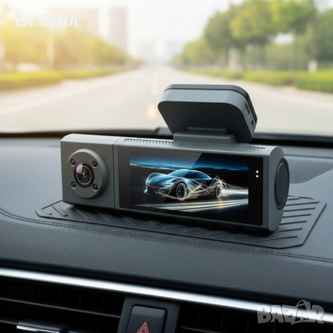 Видеорегистратор Vehicle BlackBox DVR FULL HD 1080 + задна камера, снимка 3 - Аксесоари и консумативи - 53565359