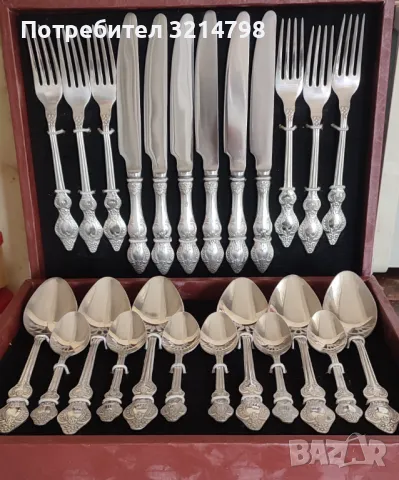 Посребрени руски прибори за хранене 