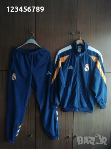 Real Madrid Adidas 1998/1999 vintage оригинален комплект анцуг Реал Мадрид горнище и долнище 