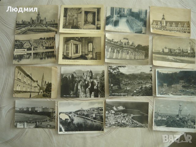 Стари черно-бели картички от Европа, снимка 4 - Антикварни и старинни предмети - 43485617