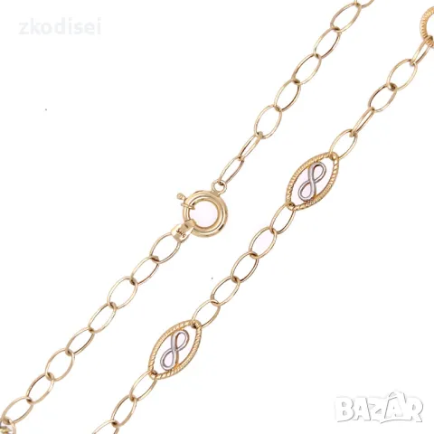 Златно колие 4,87гр. 51,5см. 14кр. проба:585 модел:31005-2, снимка 2 - Колиета, медальони, синджири - 50130023