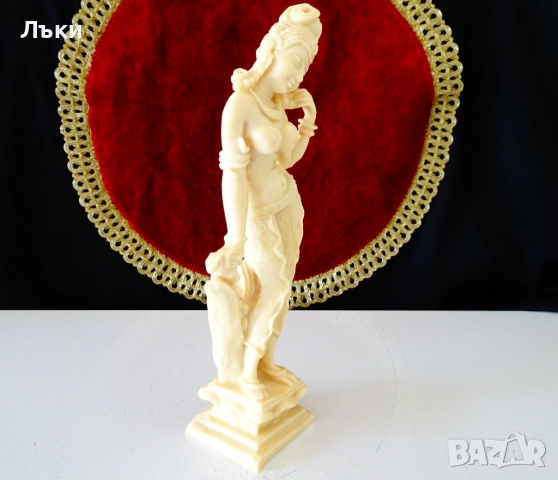 Статуетка,фигура,жена,фея,голо тяло,азиатска танцьорка. , снимка 4 - Статуетки - 51781421