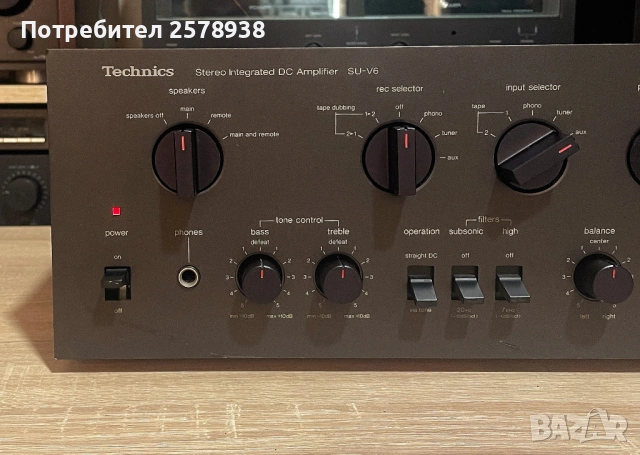 Technics SU-V6 !!!, снимка 6 - Ресийвъри, усилватели, смесителни пултове - 53500912