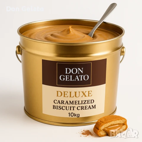 Крем пълнеж с бисквитен вкус Don Gelato Bisco Deluxe – 10 кг