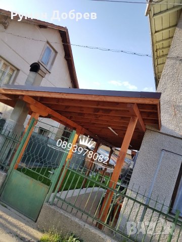 Навеси изграждане на дървени навеси беседки барбекюта тераси покривни конструкции София област  , снимка 3