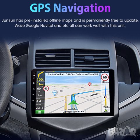 Мултимедия, Двоен дин, за Chevrolet AVEO, екран, Навигация, плеър, дисплей, Android, Шевролет Авео, снимка 10 - Аксесоари и консумативи - 43587420