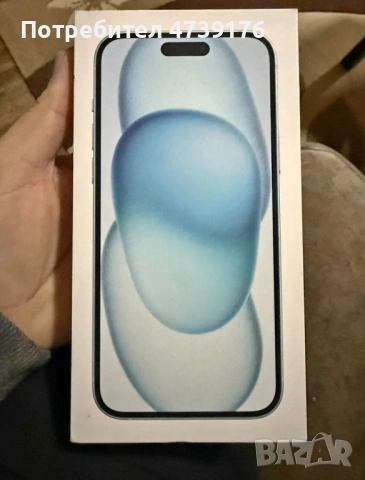 Iphone 15 blue 128gb 2години гаранция , снимка 3 - Apple iPhone - 53489613