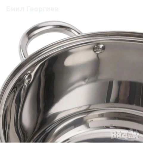 Комплект тенджери от неръждаема стомана – 12 части с капаци BXGG-001, снимка 4 - Съдове за готвене - 53226866