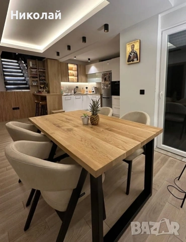 Трапезна маса масив дъб , снимка 14 - Маси - 53541816
