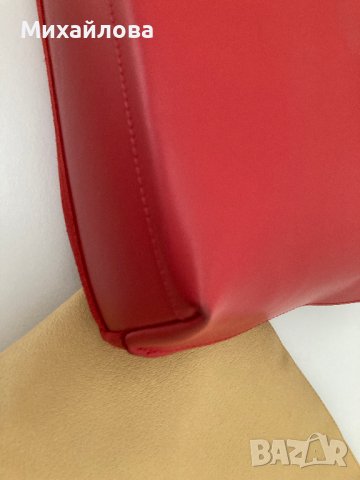 Кожена чанта Zee Lane, естествен велур и кожа, оригинал, снимка 9 - Чанти - 37334918