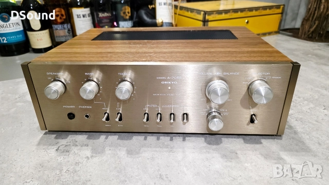 ONKYO A-7055 – Лимитирана Серия №107/200, Old Gold –Class A, снимка 13 - Ресийвъри, усилватели, смесителни пултове - 52587623