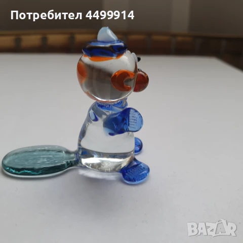 Стъклена фигура на тюленче, снимка 4 - Колекции - 50964861