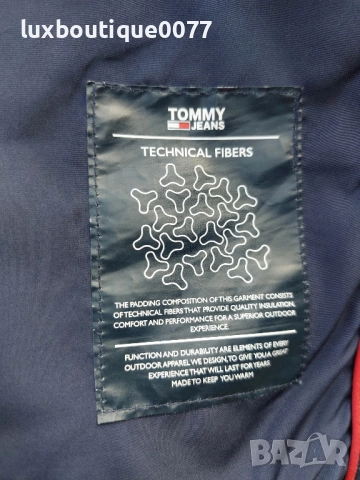 Чисто ново без етикет зимно пухено яке Tommy Jeans XL, снимка 8 - Якета - 52391853