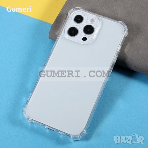 Apple iPhone 13 Pro Max - Силиконов Гръб Air със Защита за Камерата - Прозрачен, снимка 2 - Калъфи, кейсове - 34808557