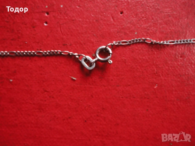 Невероятно сребърно колие верижка с кръст 925 а, снимка 4 - Колиета, медальони, синджири - 53322959
