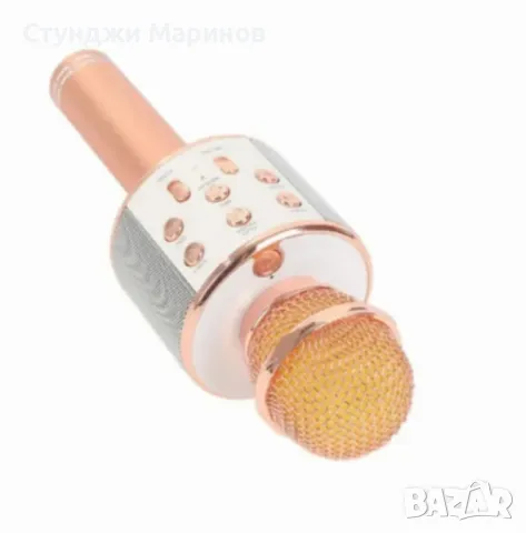 Безжичен караоке микрофон WS-858, снимка 5 - Микрофони - 48557743