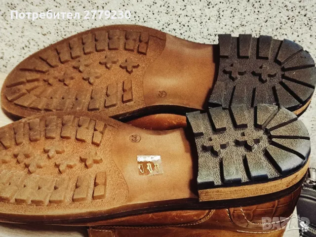 Мъжки Боти VAN BEERS N 44, от естествена кожа, снимка 7 - Ежедневни обувки - 49226322