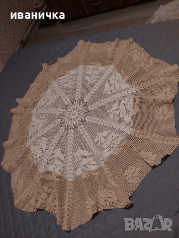 Продавам плетени покривки на една кука, снимка 11 - Покривки за маси - 52280851