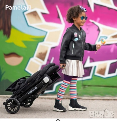 Детска количка Lorelli Fiorano с покривало, снимка 13 - Детски колички - 51385468