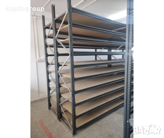 НОВО!!! Метален стелаж за склад - леки и средно тежки товари до 700kg/m2., снимка 5 - Стелажи и щандове - 42804270