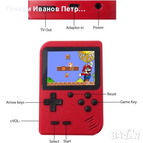 Конзола за видеоигри GameBoy, снимка 3 - Други игри и конзоли - 43716393