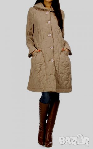 Дамско дълго бежово яке марка Bella Blue , снимка 1