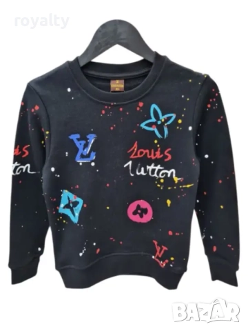 Блуза с дълъг ръкав за деца LV Два цвята 