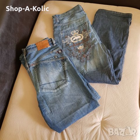 Original Vintage Retro 90's Ecko Unltd. Loose Fit Denim Jeans, снимка 4 - Дънки - 38599759