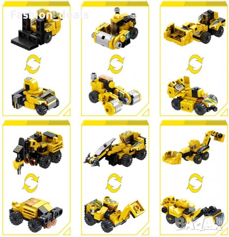 Нова играчка за деца 6+ години Строителни блокове кола робот 573 части, снимка 4 - Образователни игри - 36780323