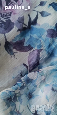 Два различни броя / Туника или топ, в лежер от копринен шифон - Italy / голям размер, снимка 14 - Туники - 28537827