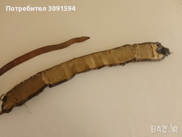 Стар автентичен Авджийски колани патрондаши  естествена кожа    , снимка 5 - Антикварни и старинни предмети - 43584600