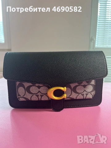 Черна чанта от еко кожа