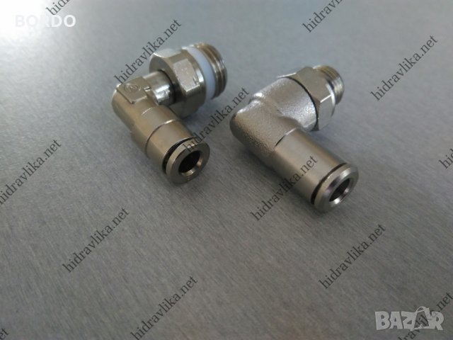 Бързи връзки коляно за шлаух G1/8-Ф5, снимка 3 - Резервни части за машини - 33648721