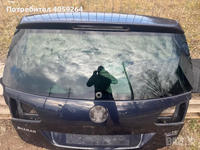 Задно стъкло vw sharan 7n, снимка 1