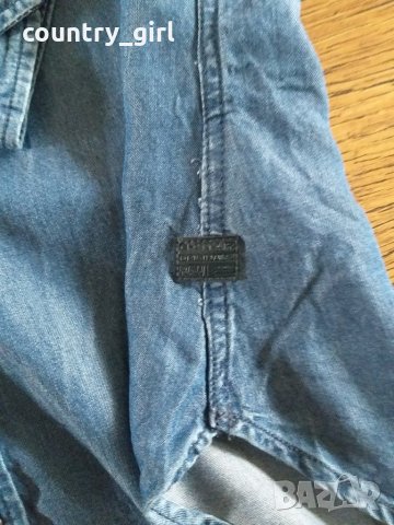 g-star tacoma straight shirt wmn - страхотна дамска риза КАТО НОВА, снимка 9 - Ризи - 28005317