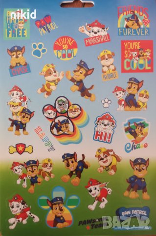 модел 2  :   200 бр PAW Pes Patrol Пес Патрул книжка албум самозалепващи лепенки стикери, снимка 3 - Други - 37977606