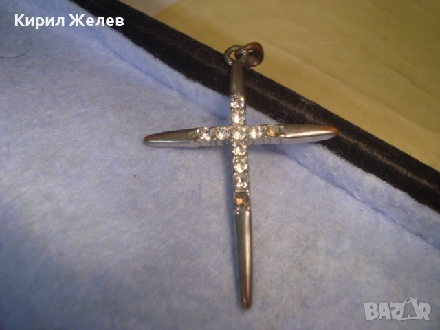СТАРО МЕДНО КРЪСТЧЕ - АРТ МЕДАЛЬОН с КРИСТАЛЧЕТА 6662, снимка 8 - Колиета, медальони, синджири - 36901603