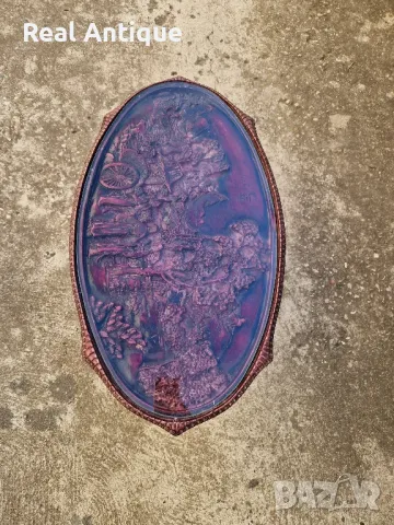 Красива китайска овална фигурална масичка , снимка 11 - Маси - 47685772