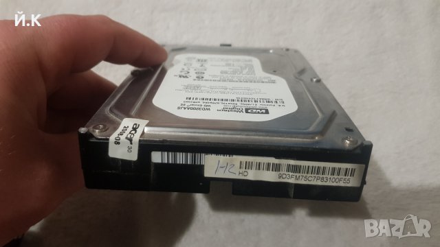 Твърд диск WD3200AAJS – Western Digital 320GB , снимка 3 - Твърди дискове - 40198675