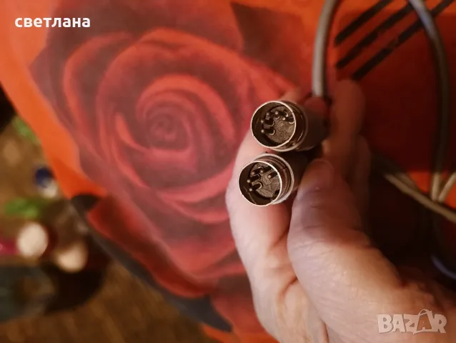 стар аудио кабел - 1.40 см, снимка 3 - Други - 49268236