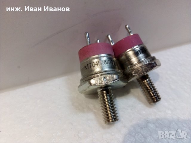 КТ704Б npn транзистори 400 V, 2.5 A, 15W, снимка 2 - Друга електроника - 35526563