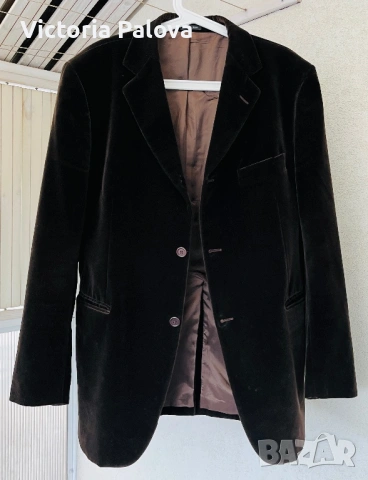 Луксозно кадифено сако MEDITERRANEA Италия, снимка 12 - Сака - 53225874