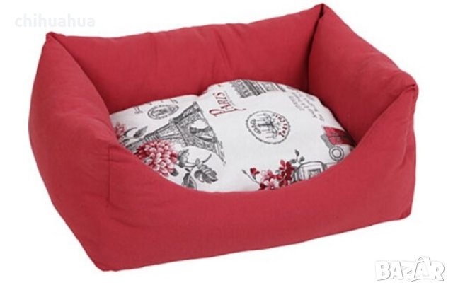 НОВО Легло за домашен любимец Kerbl Paris, Червено, 45 x 60 см, снимка 1 - За кучета - 43606157