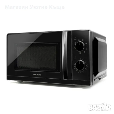 НОВА Микровълнова с Гаранция Taurus Ready Black Grill, снимка 3 - Микровълнови - 49676421