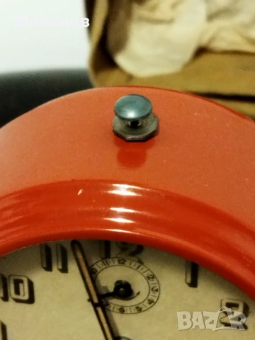 Стар френски будилник, настолен часовник, снимка 4 - Антикварни и старинни предмети - 53240510